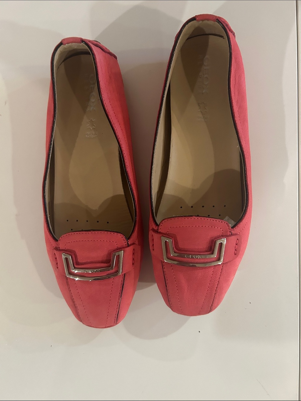 Geox Respira Women’s Coral Loafer Flats